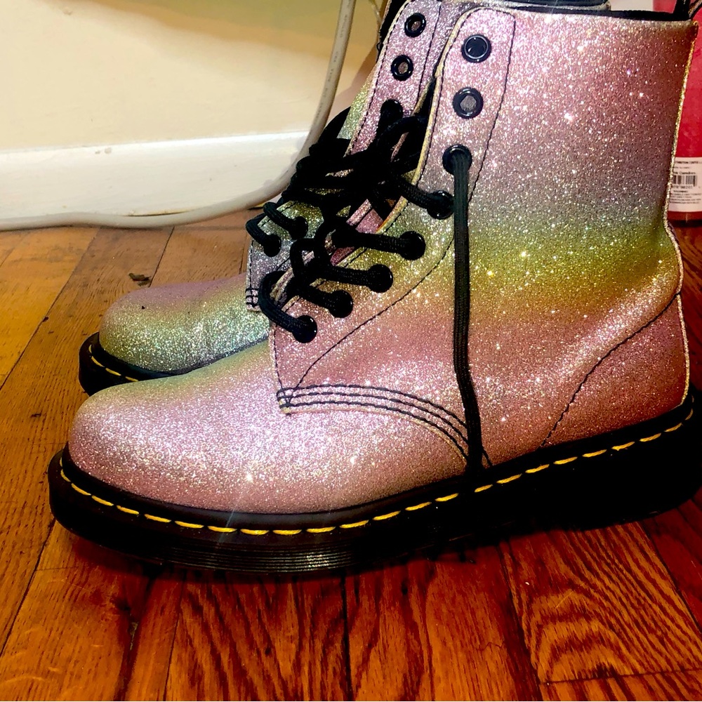 Glitter Dr Martens! Used boots